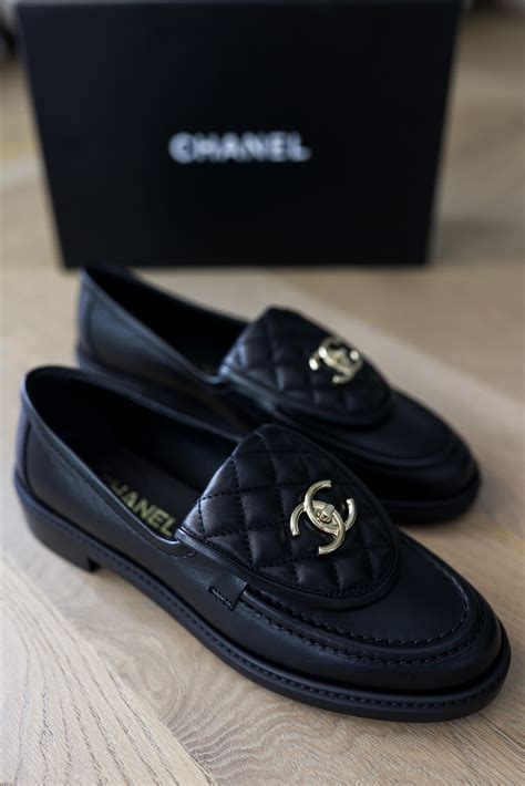 real real Chanel loafers